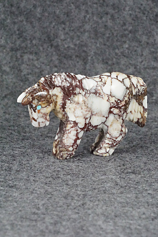 Horse Zuni Fetish Carving - Andres Quandelacy