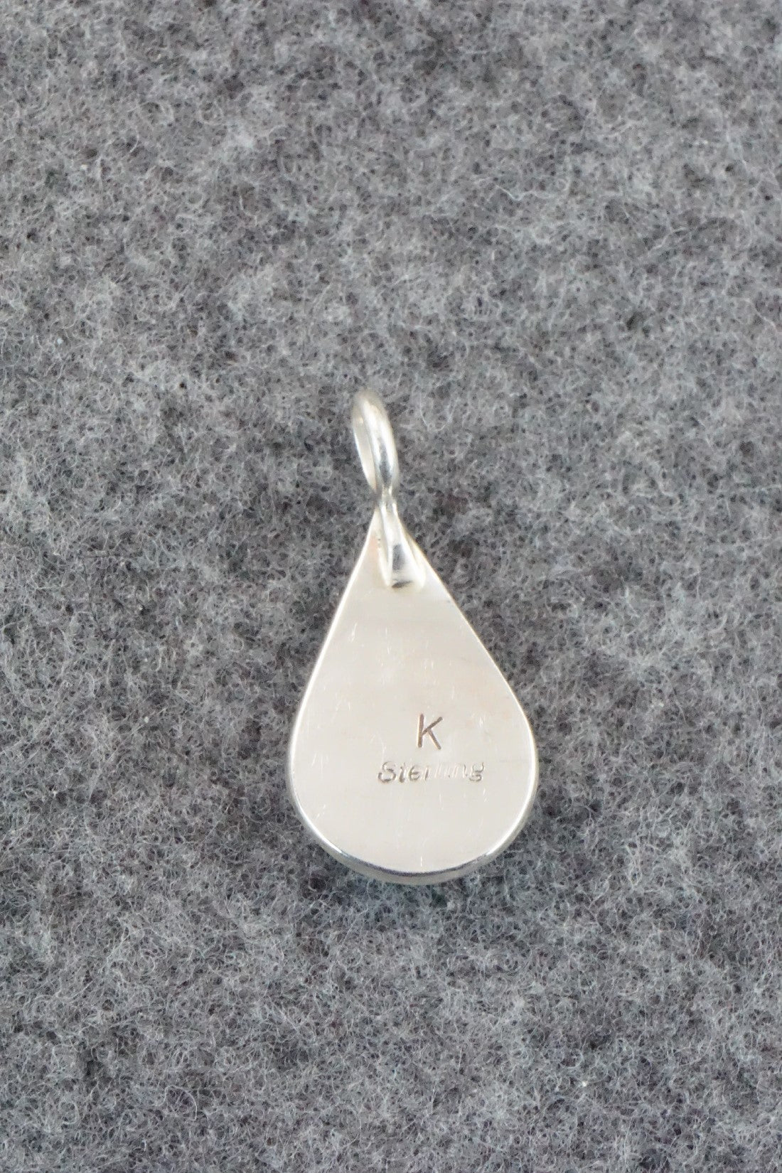Turquoise & Sterling Silver Pendant - Laurie Kallestewa