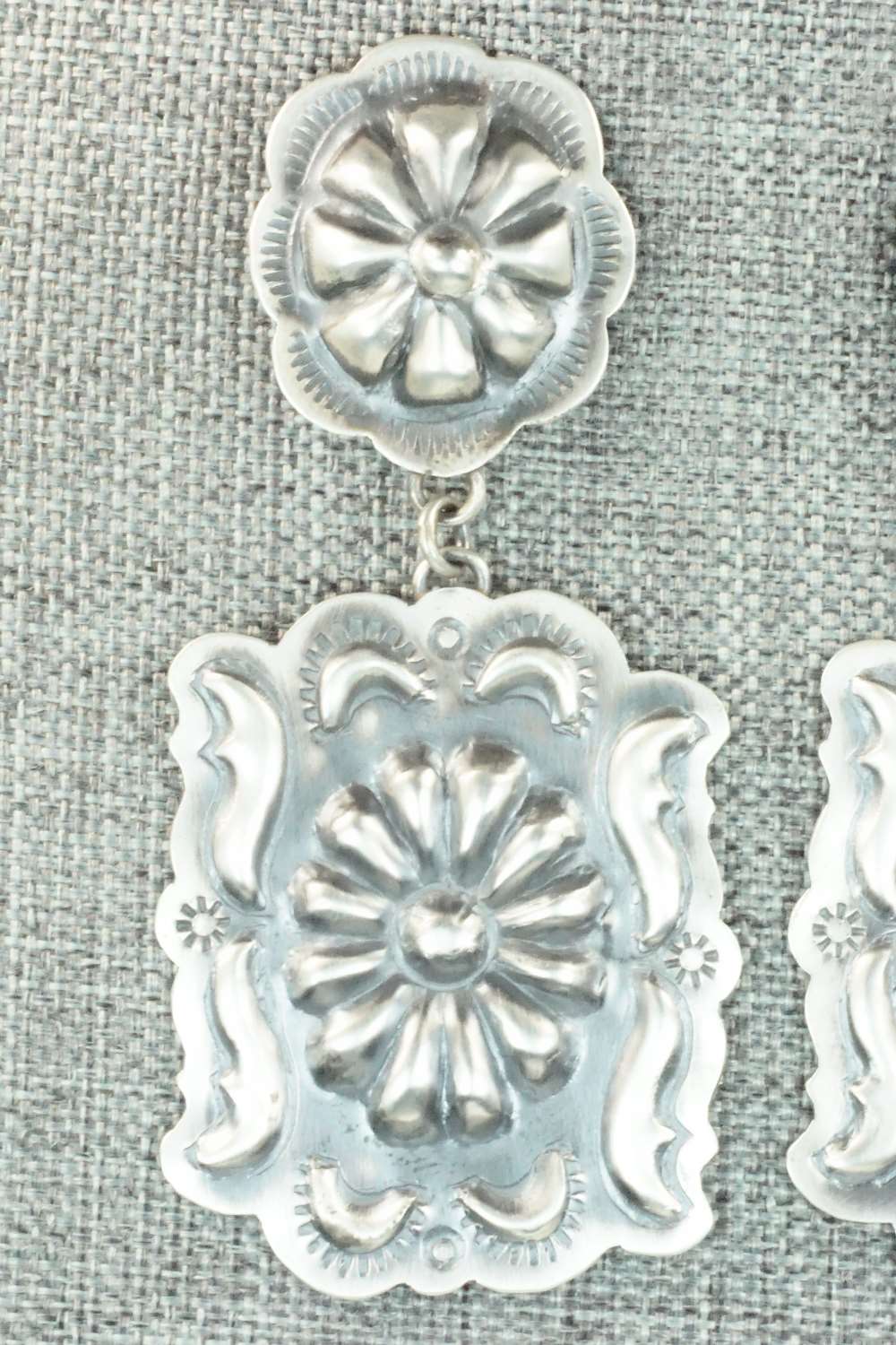 Sterling Silver Earrings - Tim Yazzie