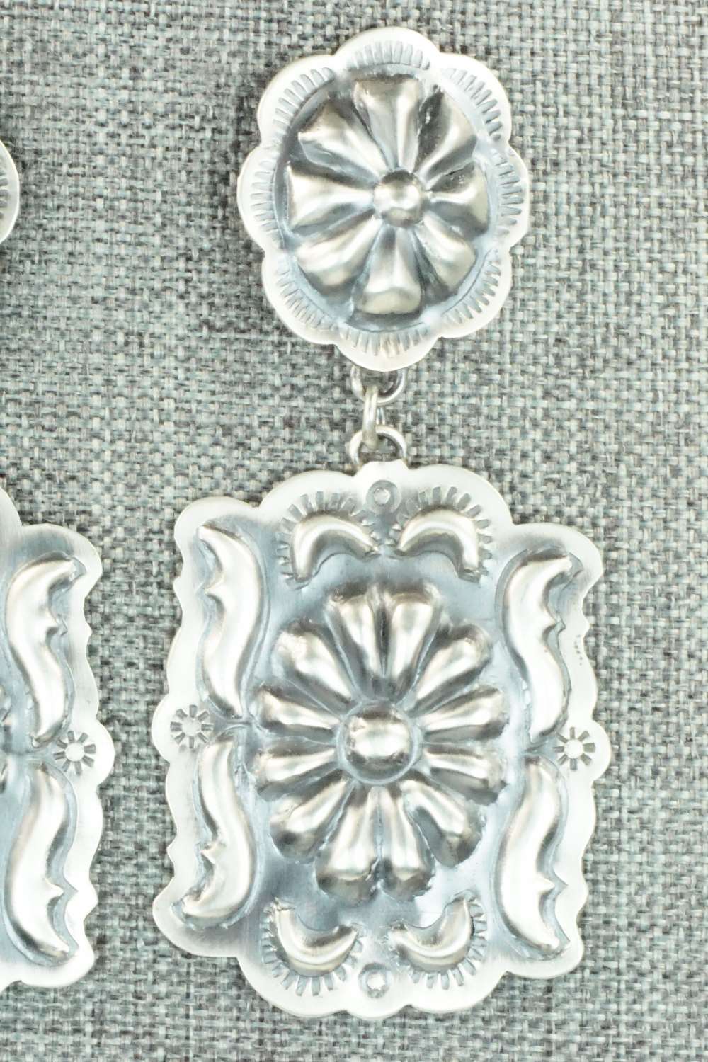 Sterling Silver Earrings - Tim Yazzie