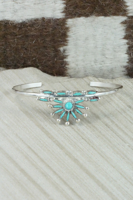 Turquoise & Sterling Silver Bracelet - Rena Cachina