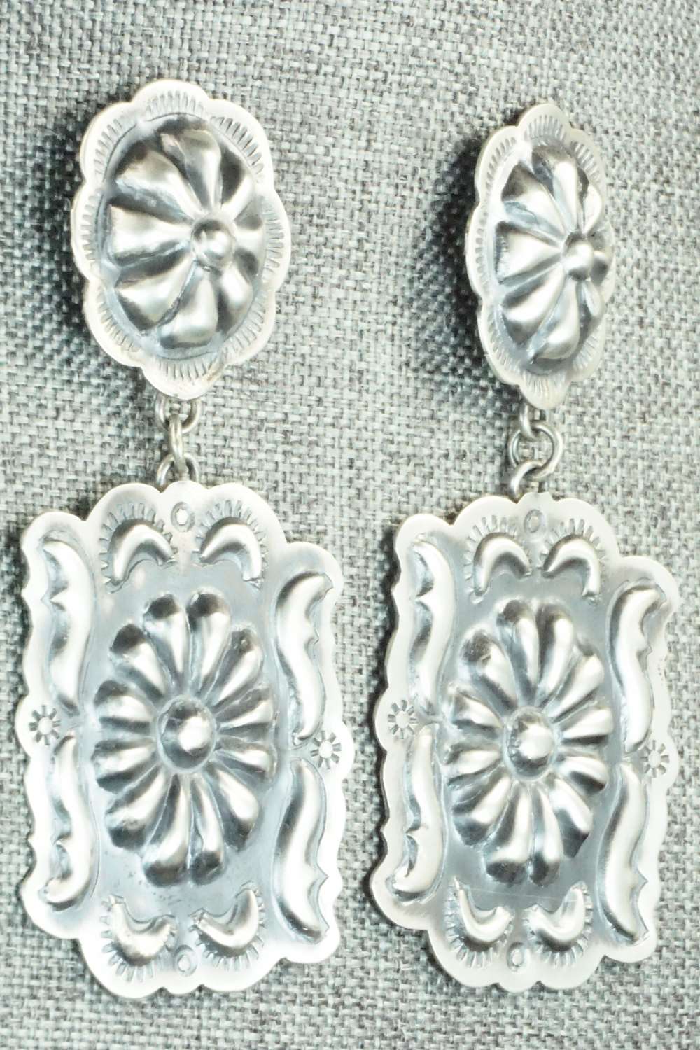 Sterling Silver Earrings - Tim Yazzie
