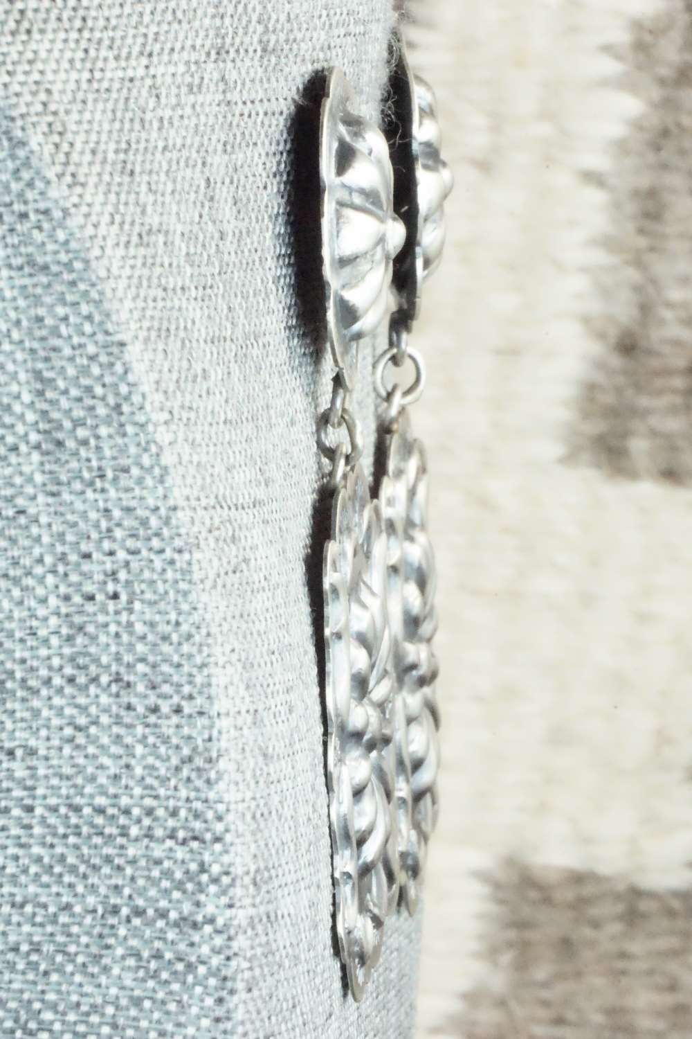 Sterling Silver Earrings - Tim Yazzie