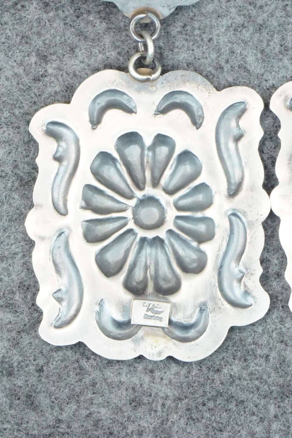 Sterling Silver Earrings - Tim Yazzie