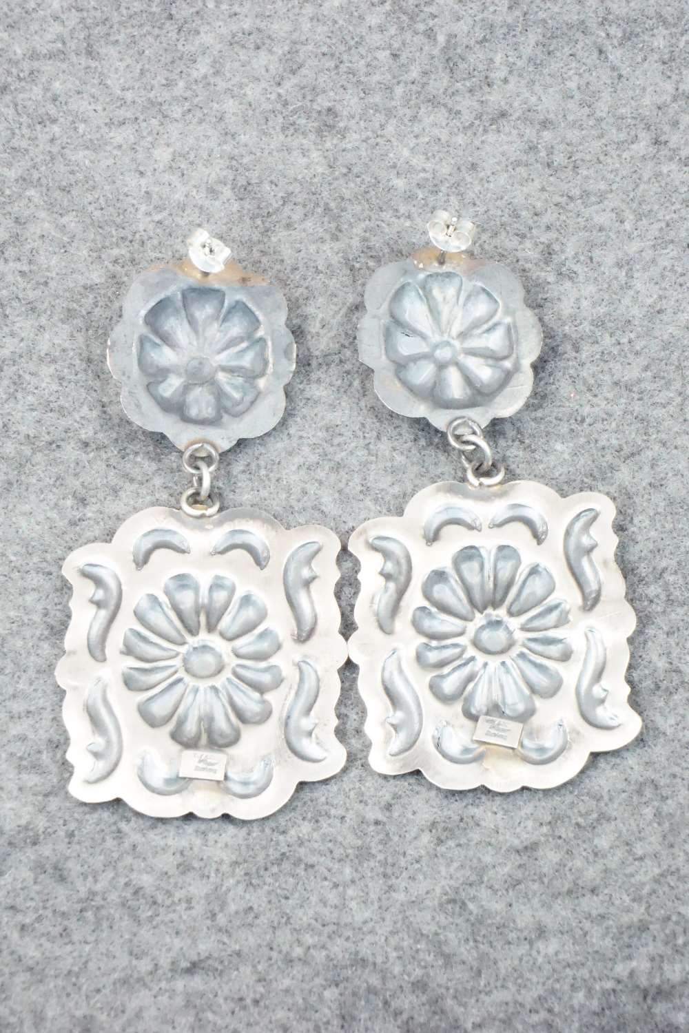 Sterling Silver Earrings - Tim Yazzie