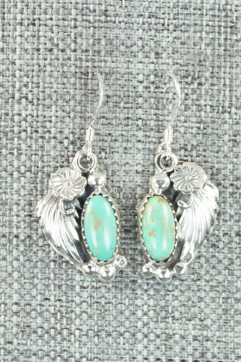 Turquoise & Sterling Silver Earrings - KimMarie Whitehorse