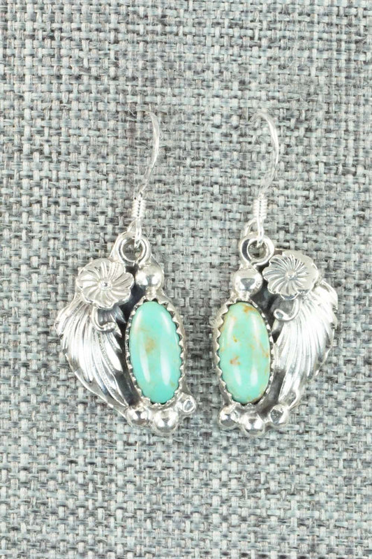 Turquoise & Sterling Silver Earrings - KimMarie Whitehorse