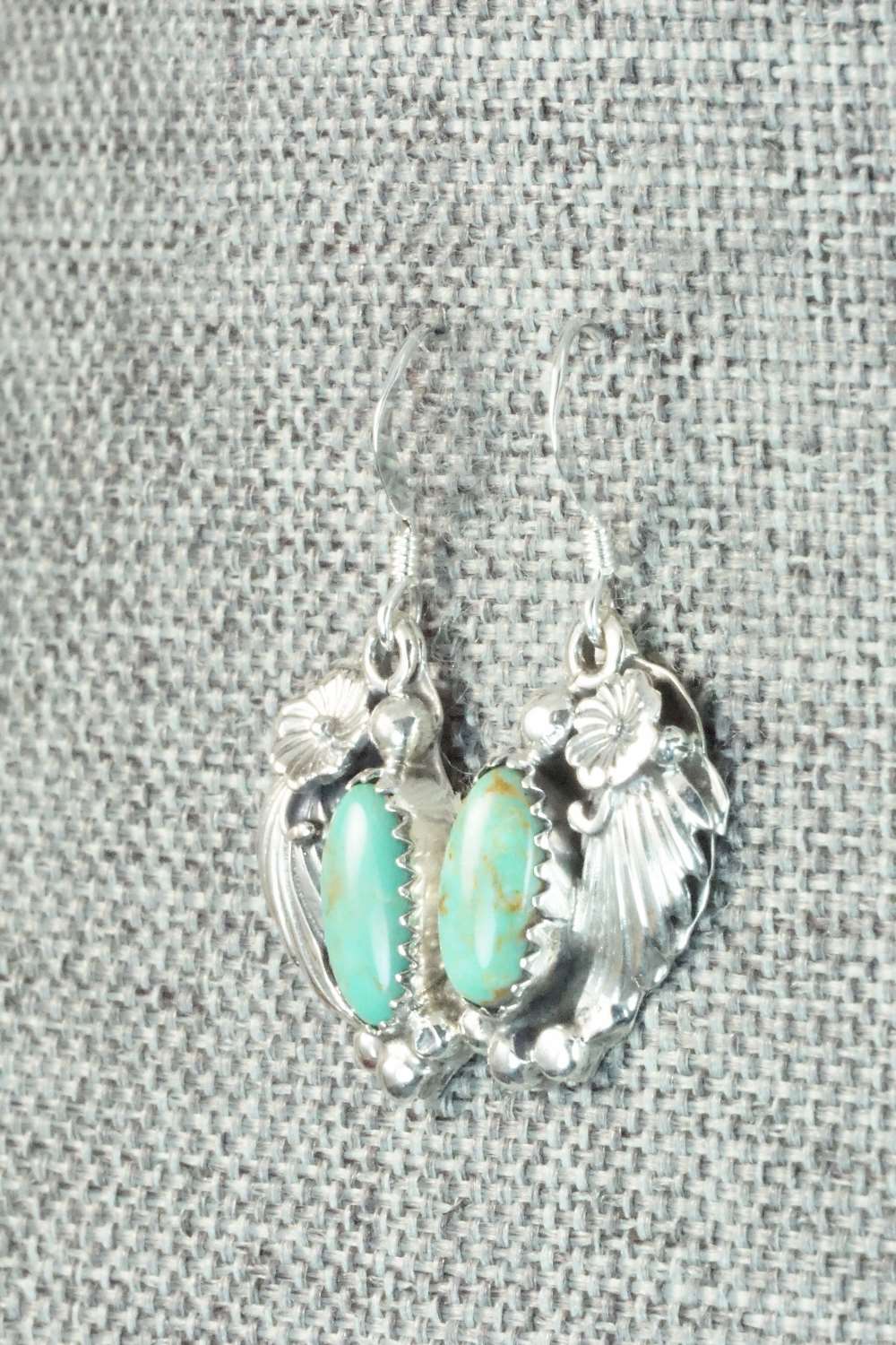 Turquoise & Sterling Silver Earrings - KimMarie Whitehorse