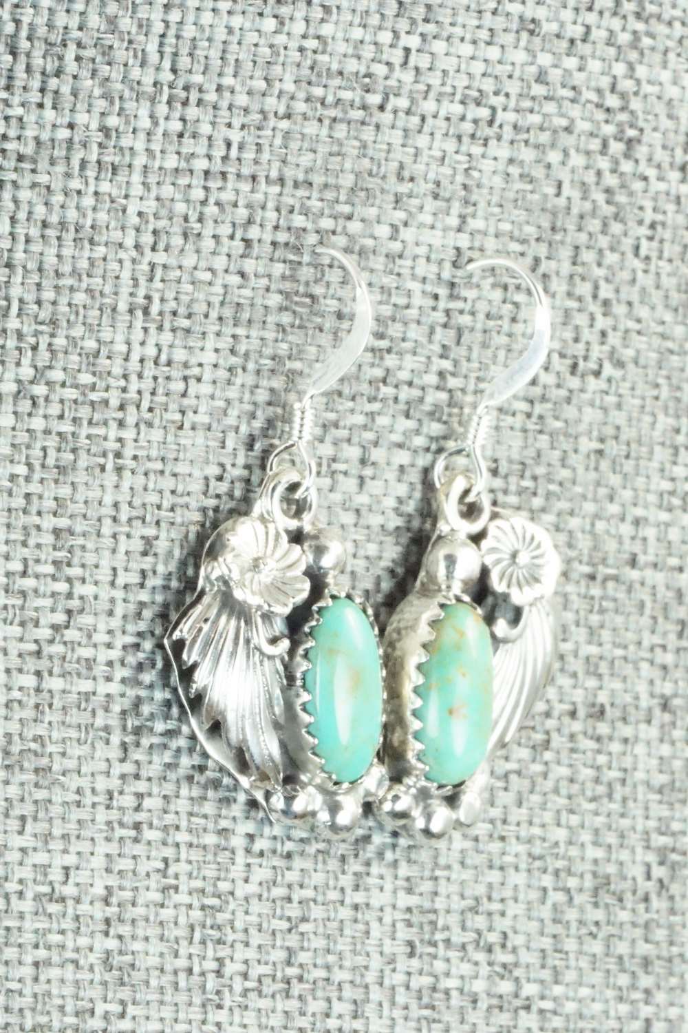 Turquoise & Sterling Silver Earrings - KimMarie Whitehorse