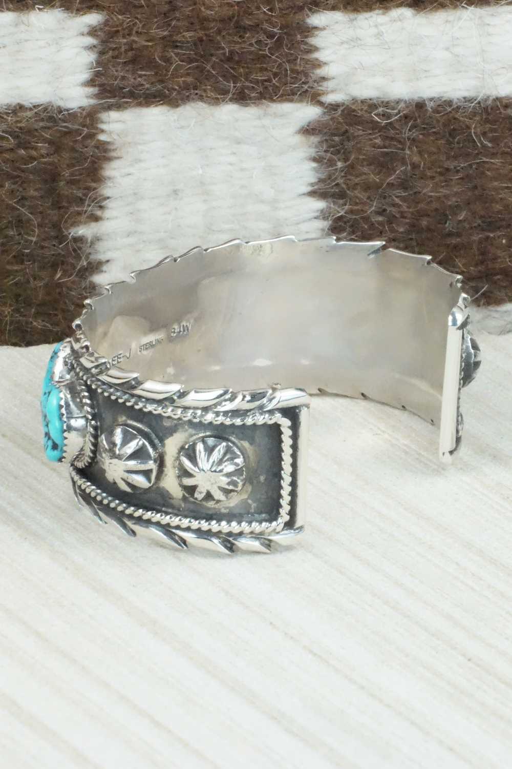 Turquoise & Sterling Silver Bracelet - Vernon Johnson