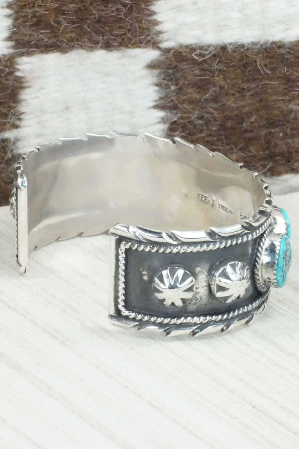 Turquoise & Sterling Silver Bracelet - Vernon Johnson