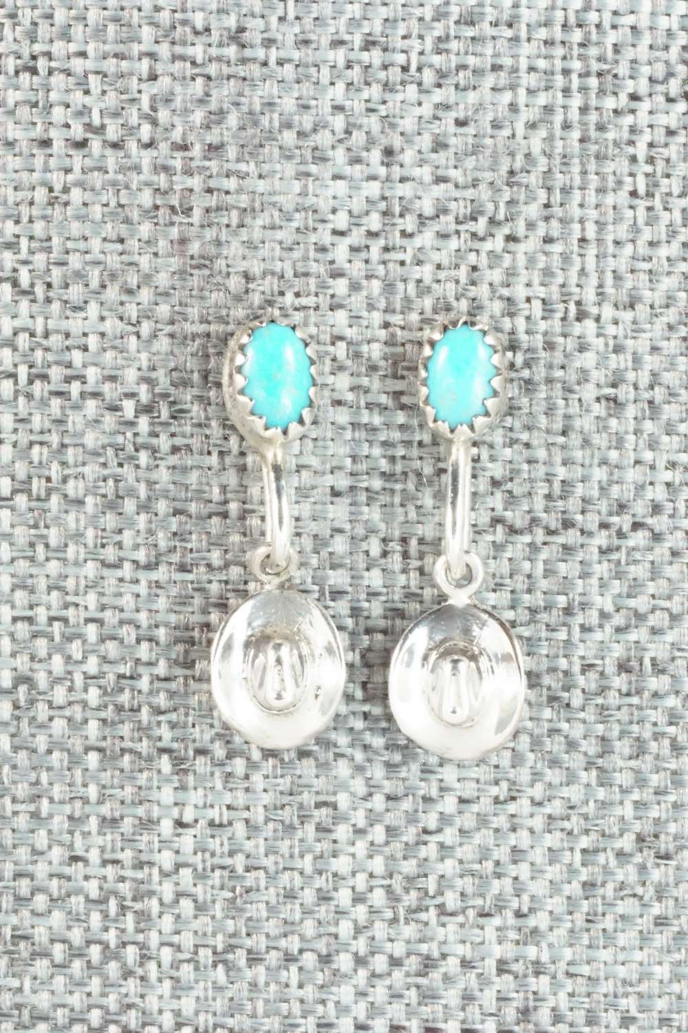 Turquoise & Sterling Silver Earrings - Sharon McCarthy