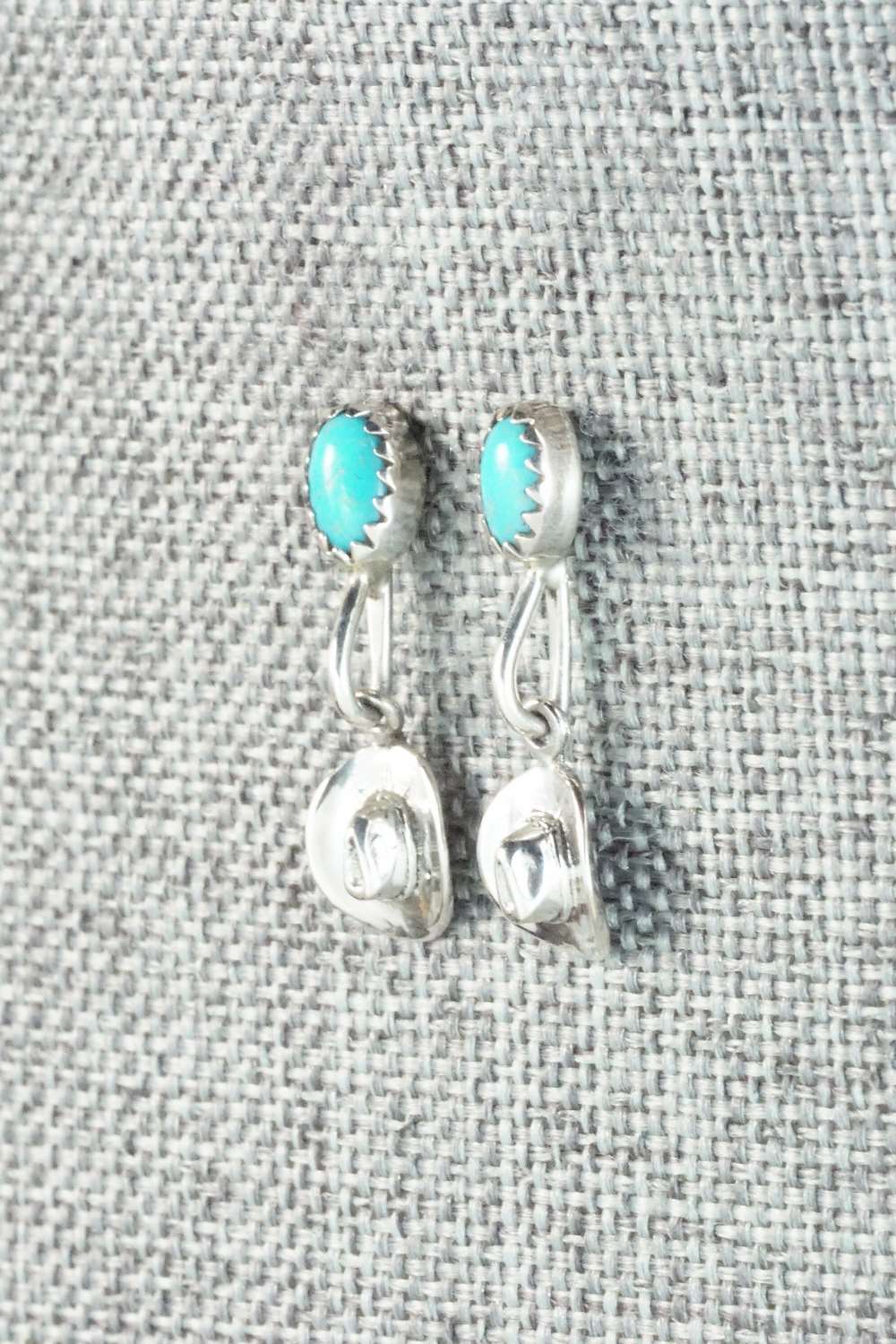 Turquoise & Sterling Silver Earrings - Sharon McCarthy