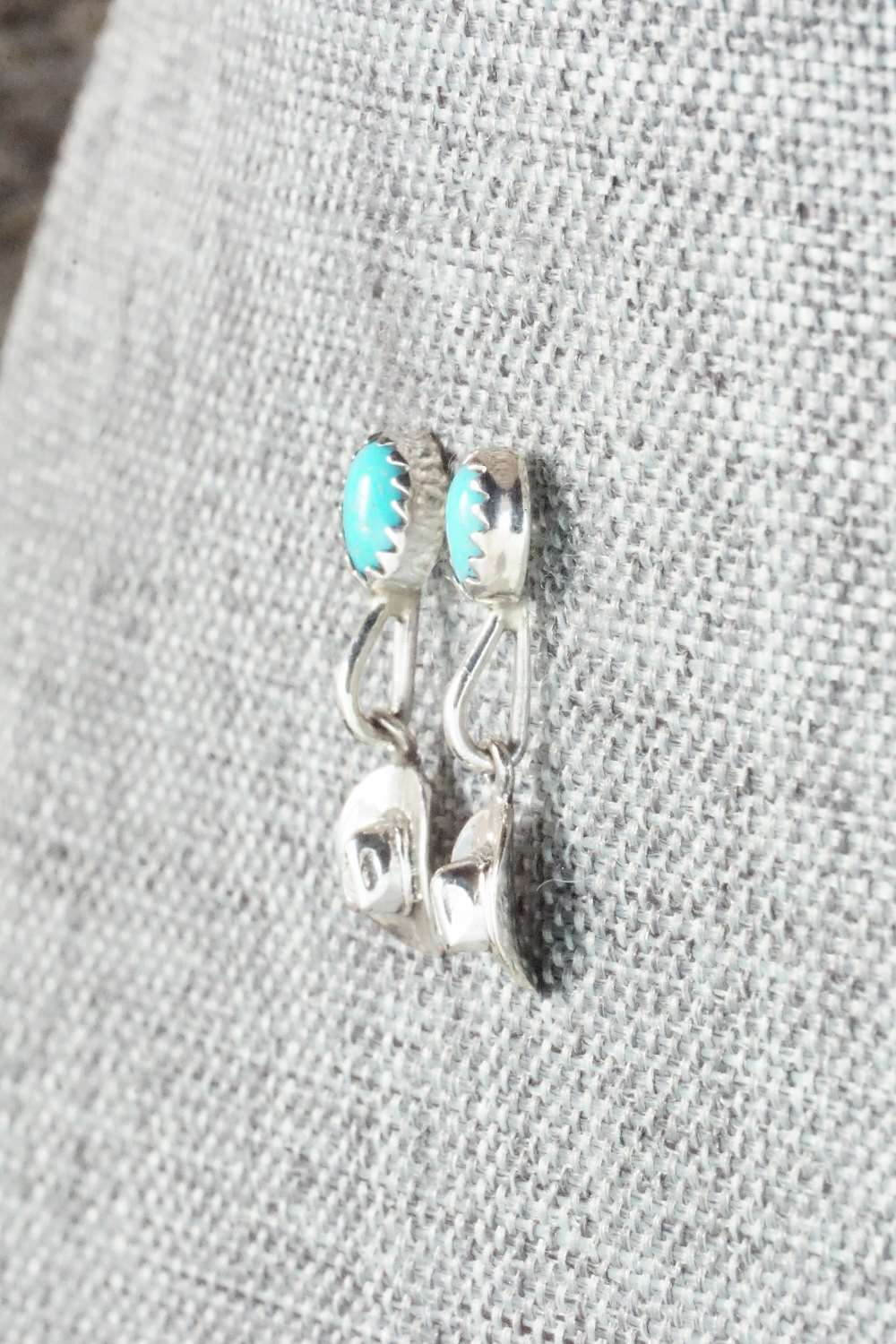 Turquoise & Sterling Silver Earrings - Sharon McCarthy