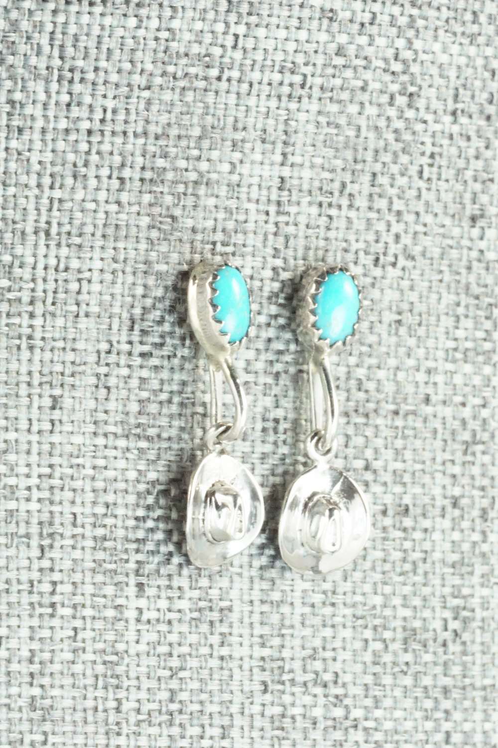 Turquoise & Sterling Silver Earrings - Sharon McCarthy