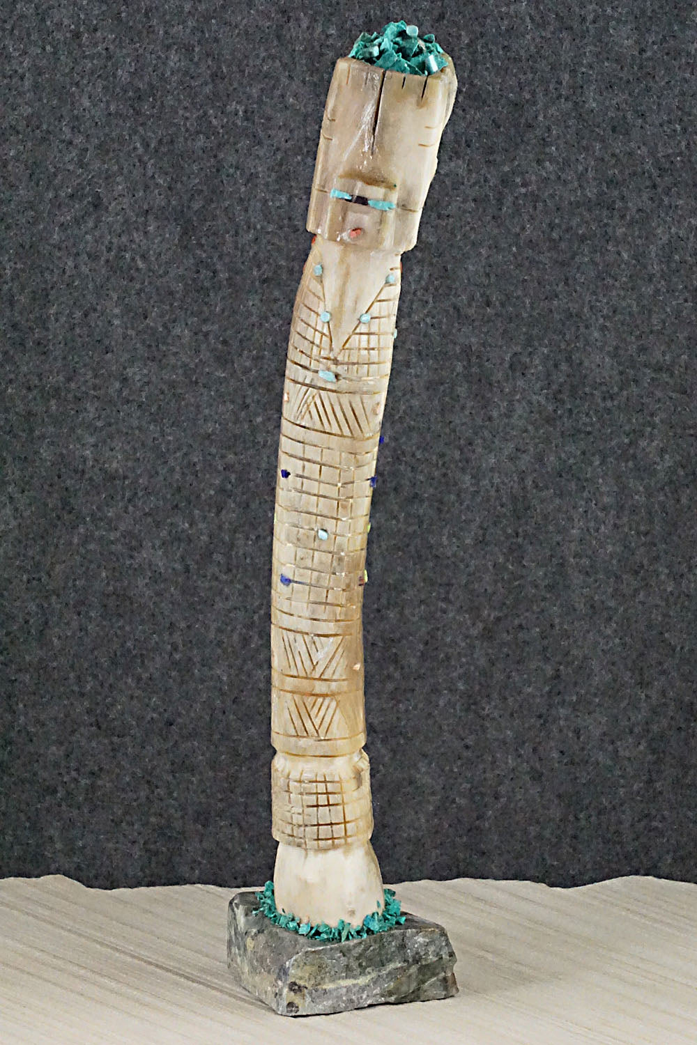 Corn Maiden Zuni Fetish Carving - Carl Etsate