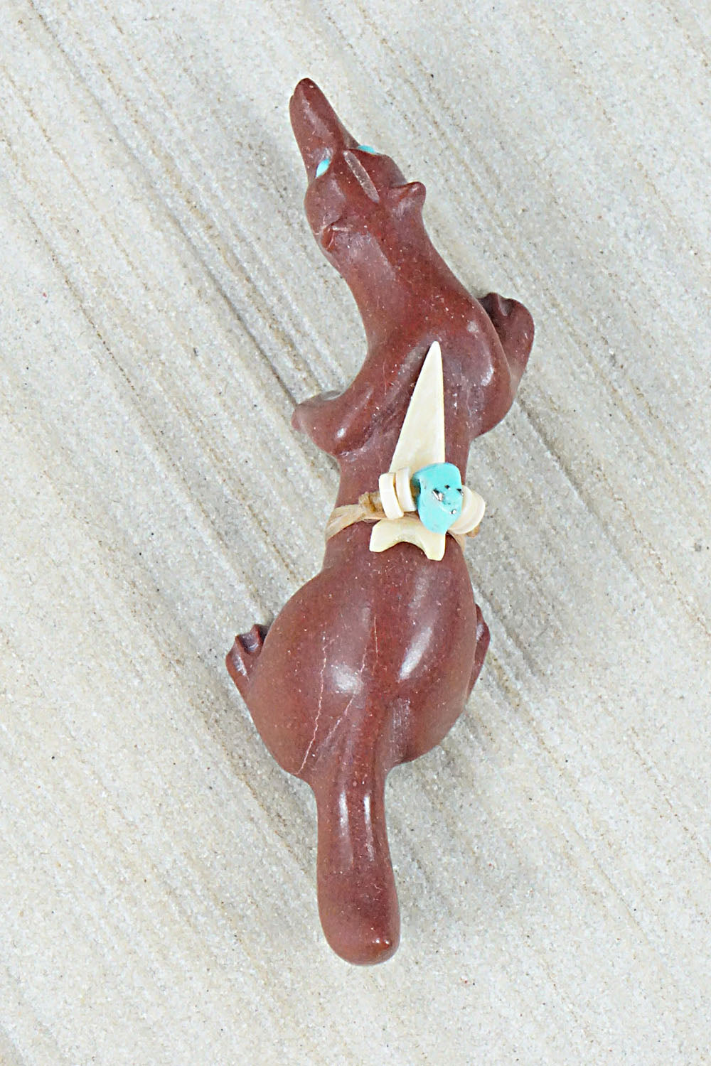 Wolf Zuni Fetish Carving - Albert Eustace