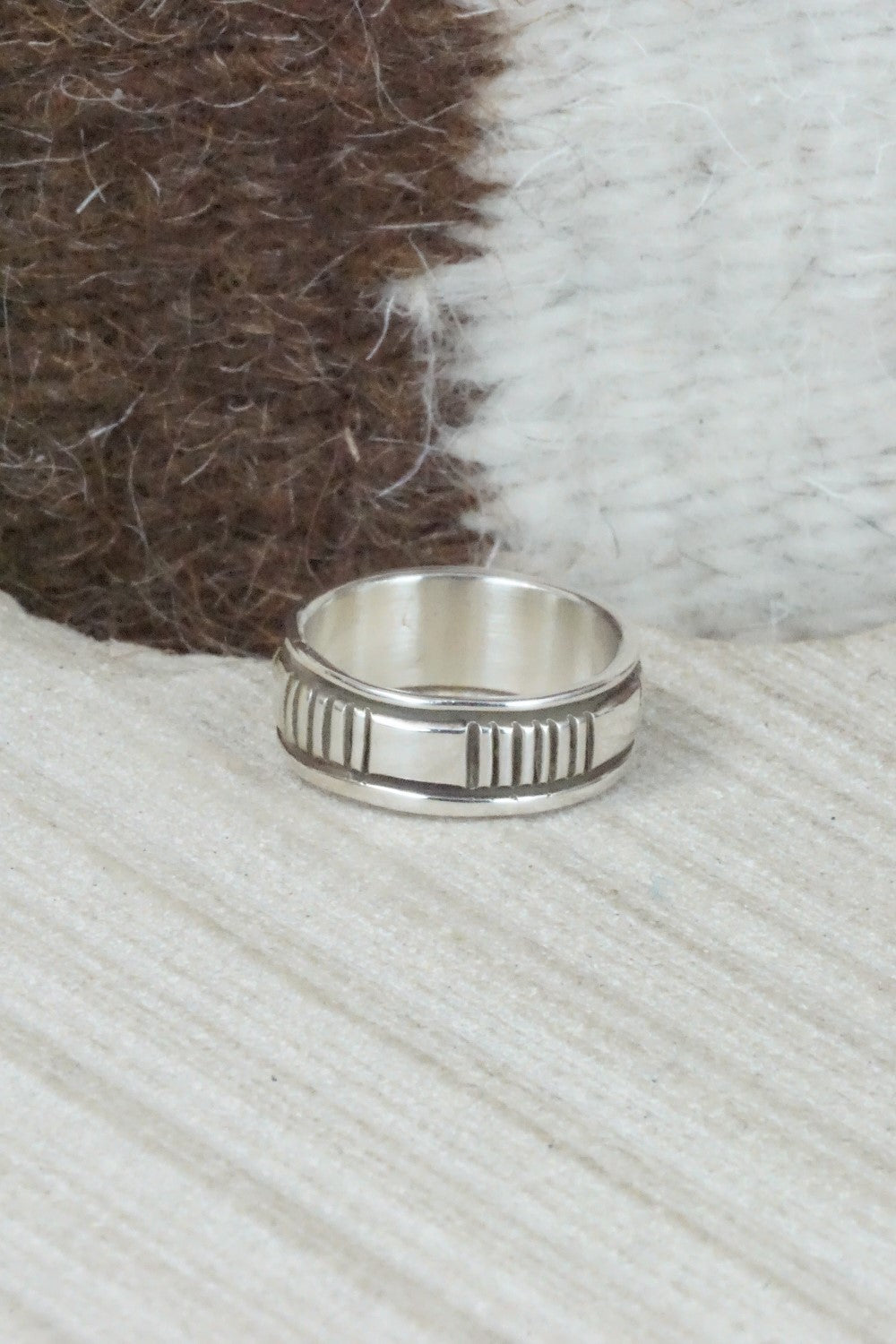 Sterling Silver Ring - Bruce Morgan - Size 4.75