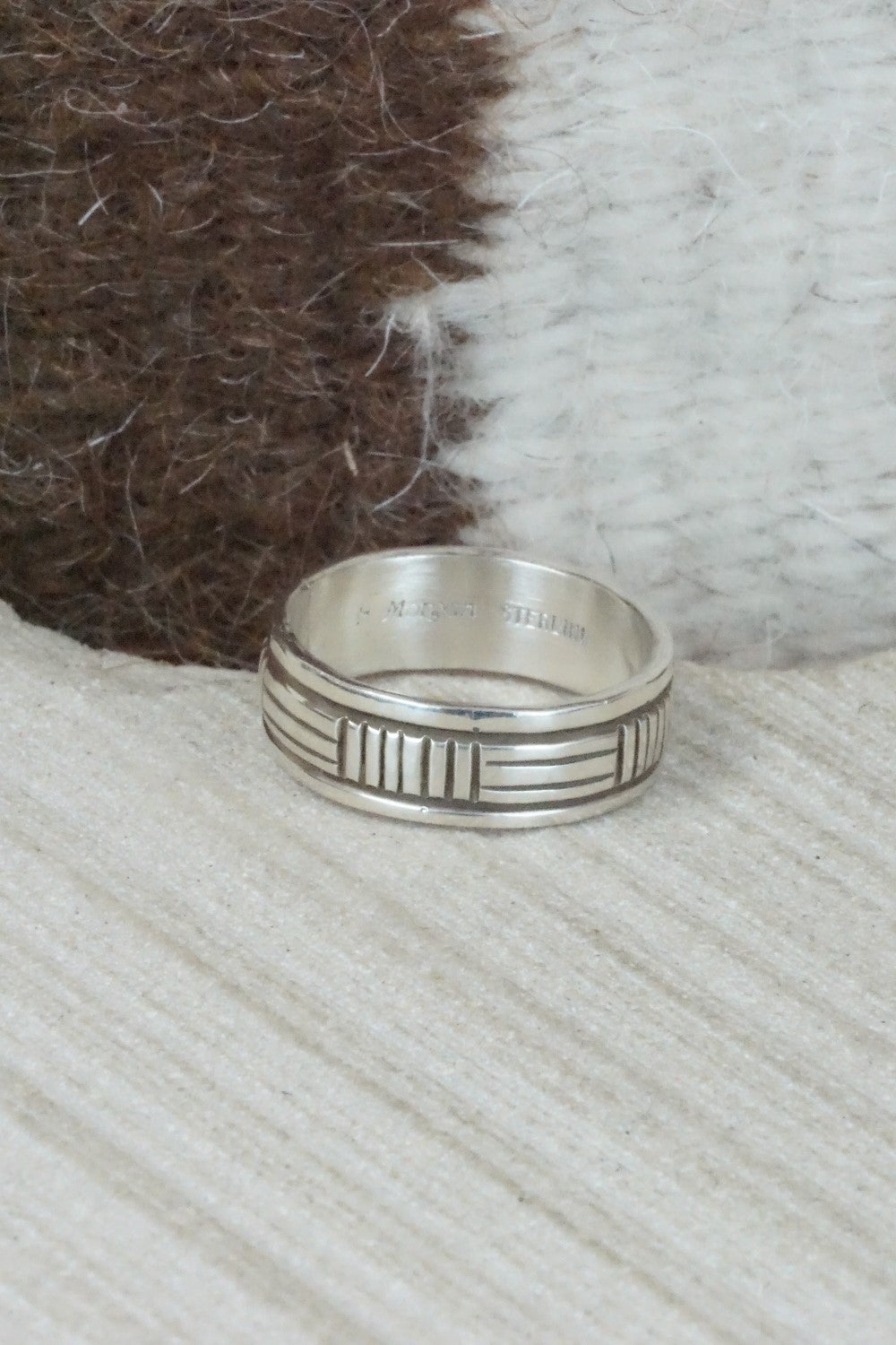 Sterling Silver Ring - Bruce Morgan - Size 7.75