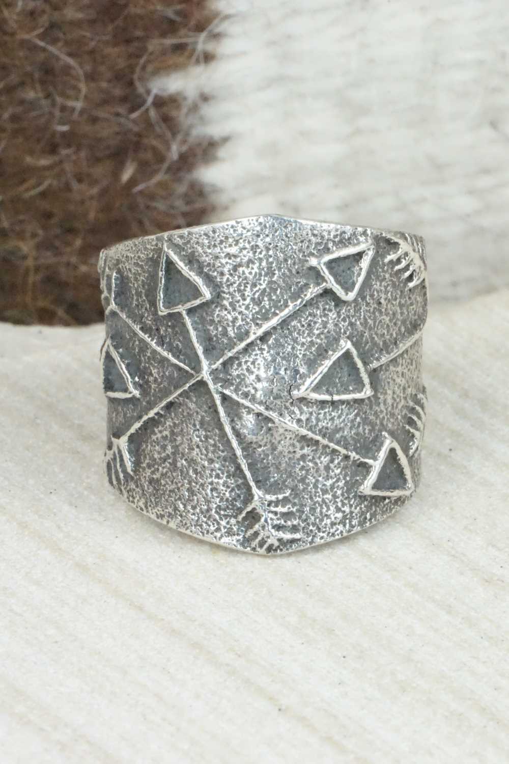 Sterling Silver Ring - Delbert Arviso - Size 12.5