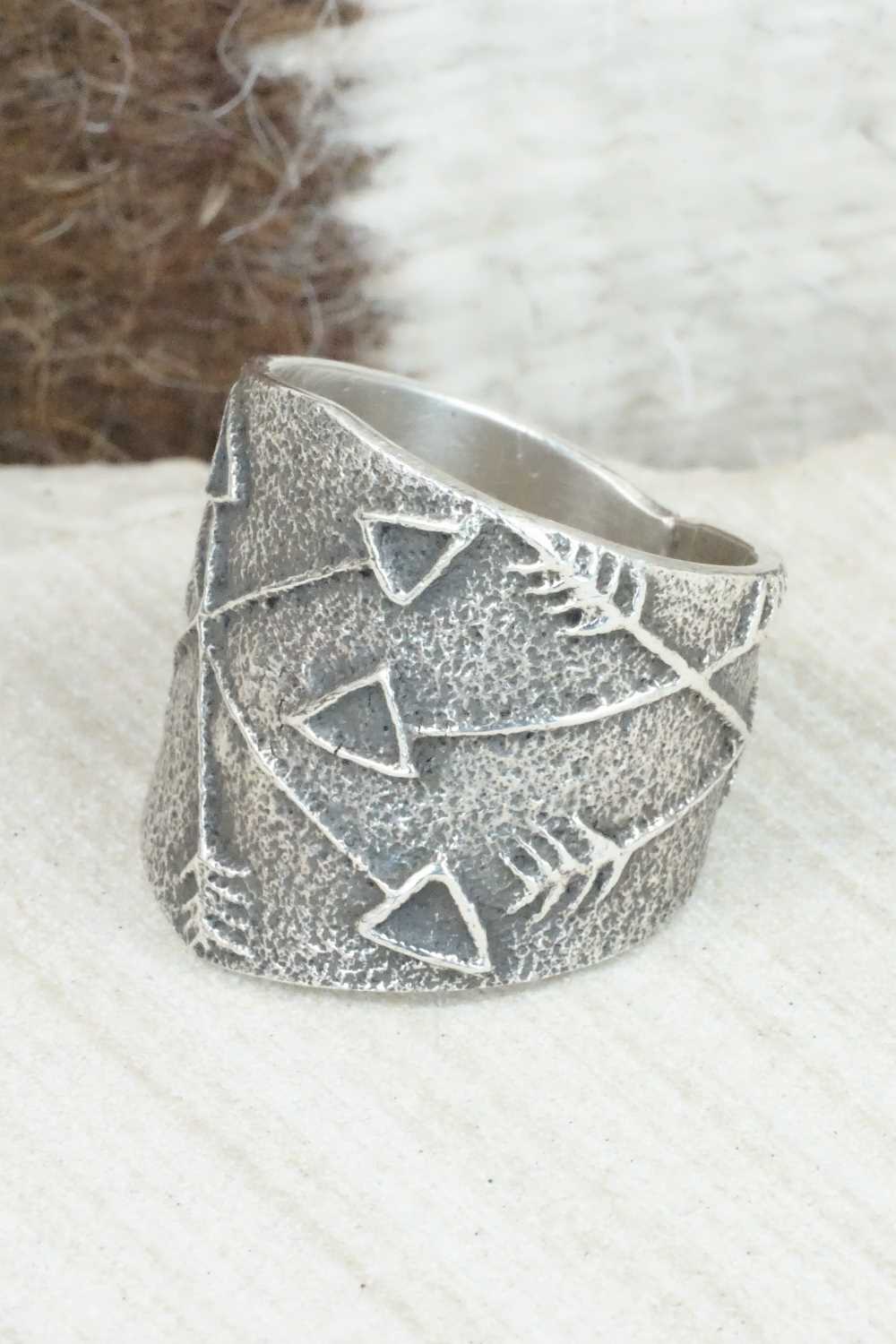 Sterling Silver Ring - Delbert Arviso - Size 12.5