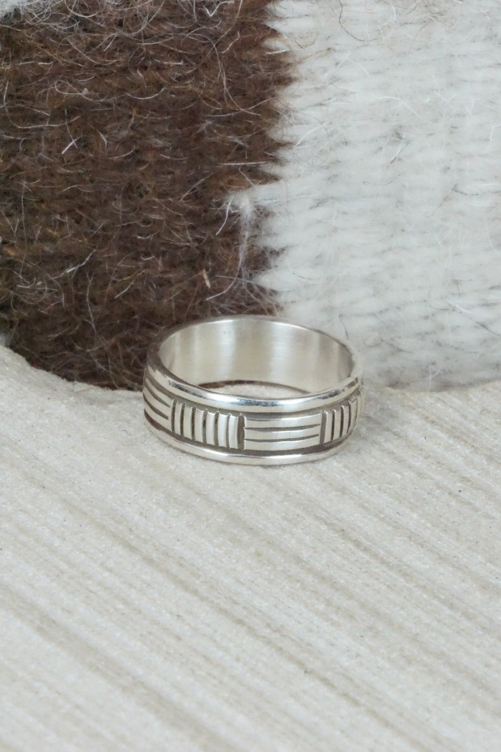 Sterling Silver Ring - Bruce Morgan - Size 7.75