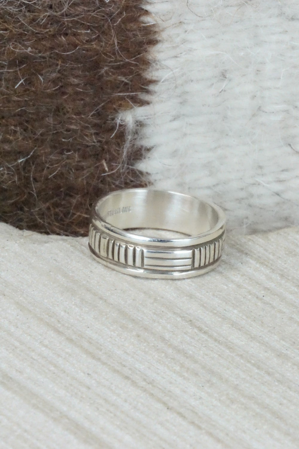 Sterling Silver Ring - Bruce Morgan - Size 7.75