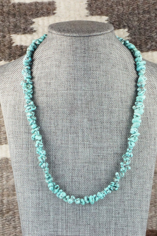 Turquoise & Sterling Silver Necklace - Louise Joe