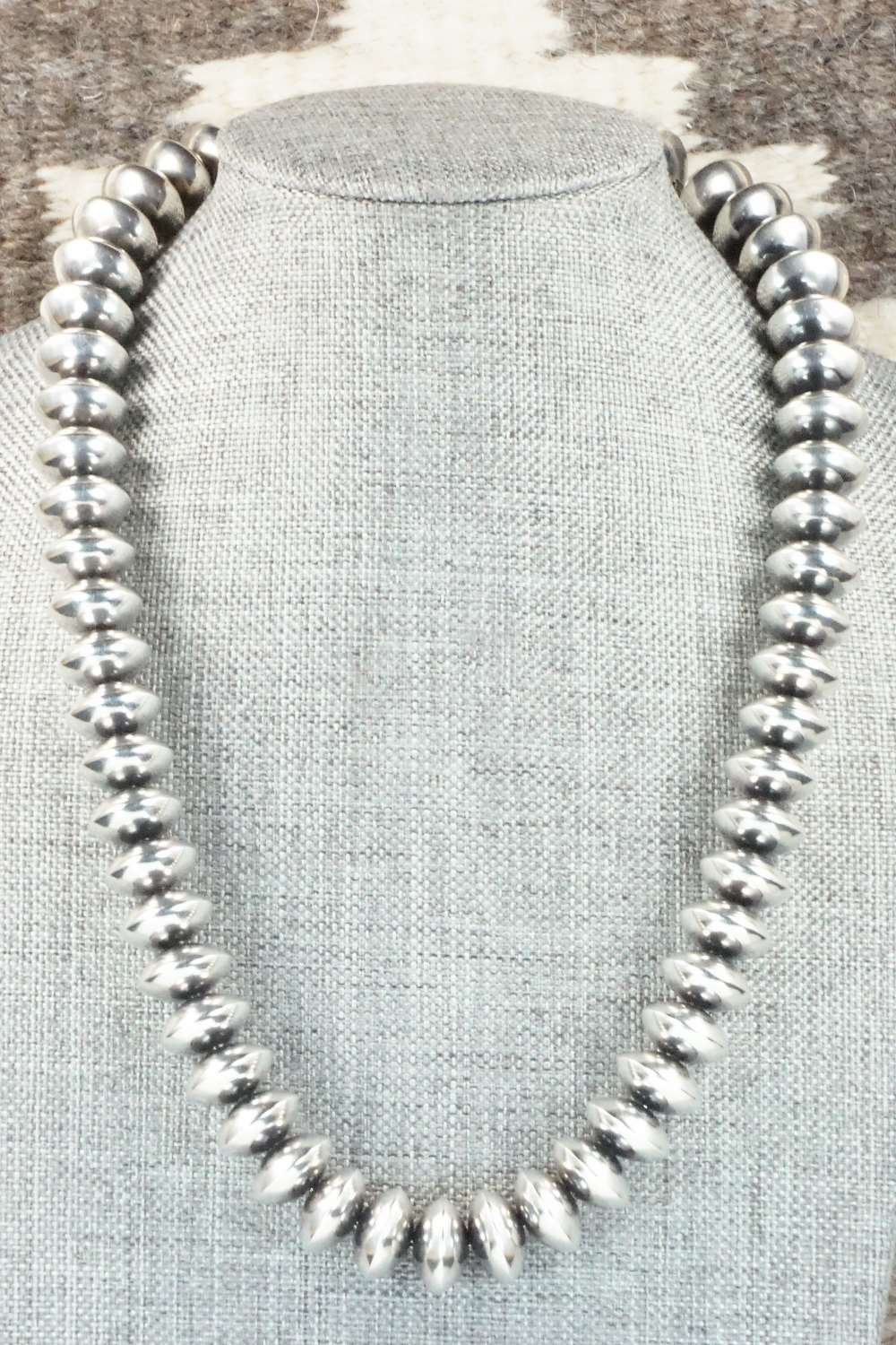 Sterling Silver Navajo Pearl Necklace - Jan Mariano