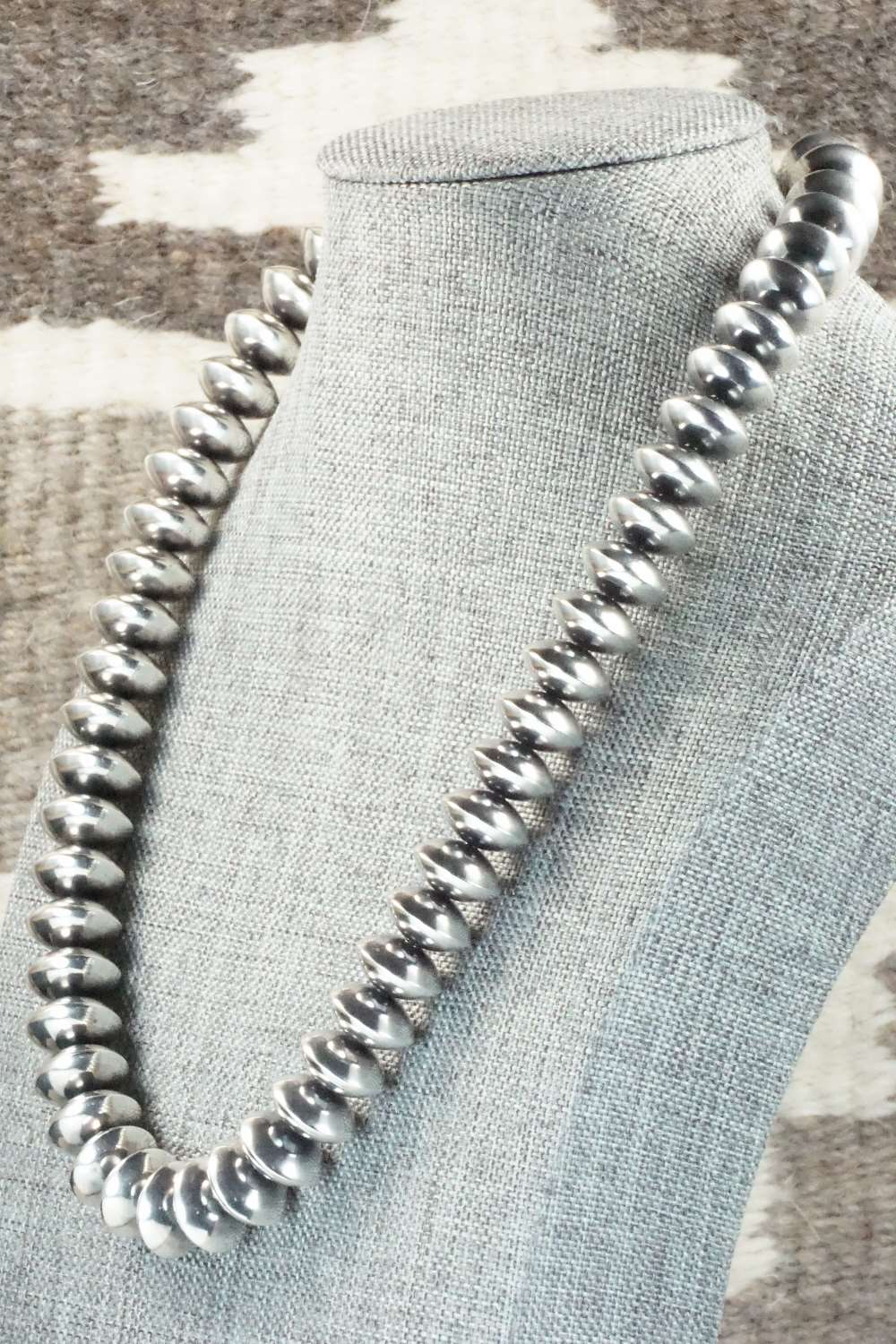 Sterling Silver Navajo Pearl Necklace - Jan Mariano