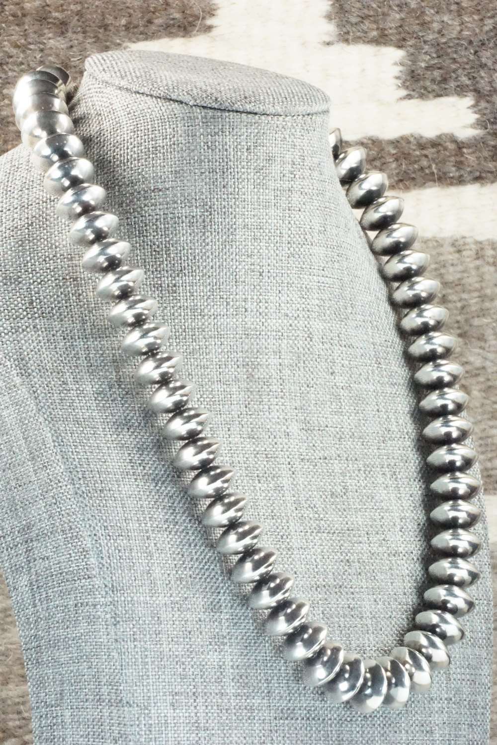 Sterling Silver Navajo Pearl Necklace - Jan Mariano