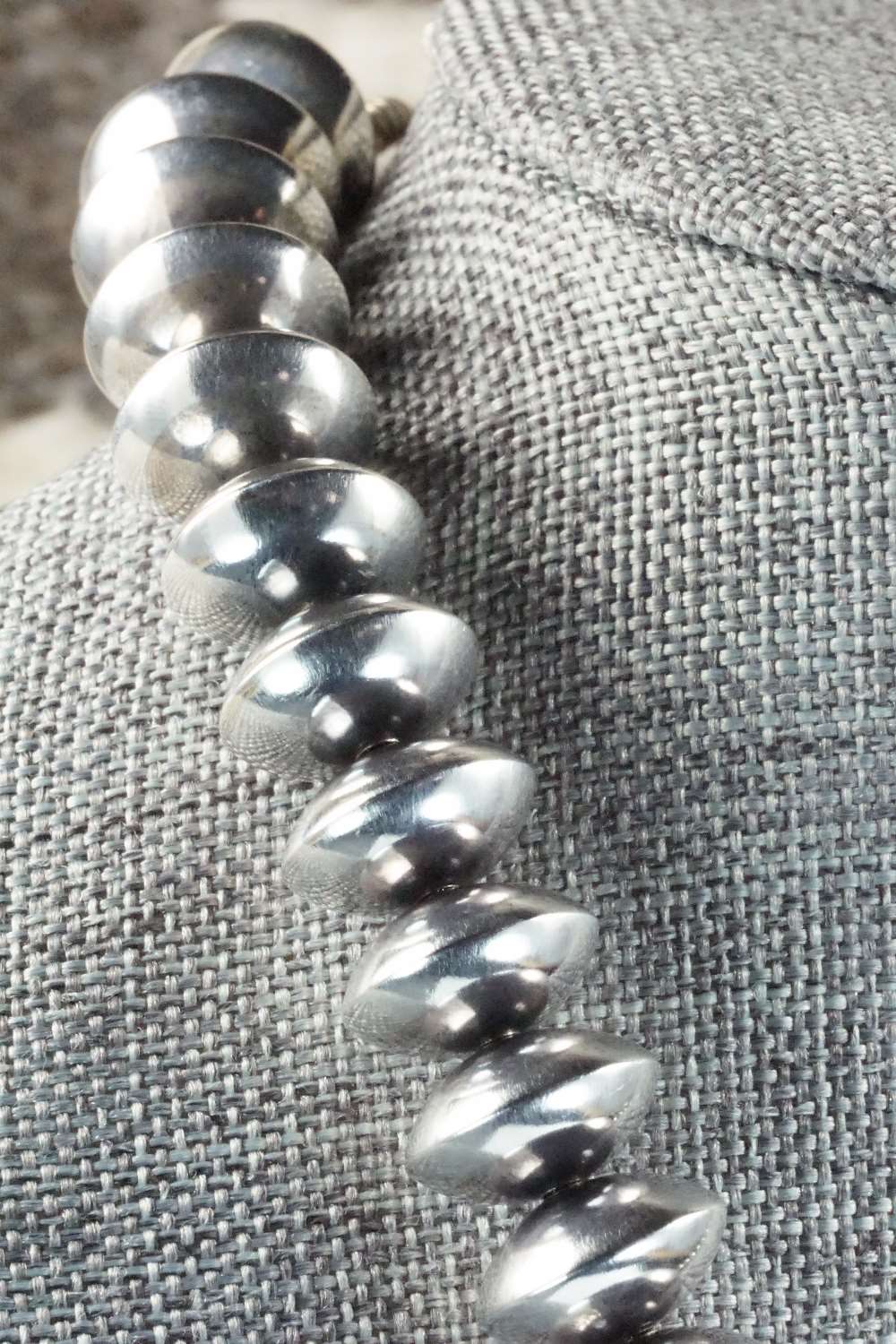 Sterling Silver Navajo Pearl Necklace - Jan Mariano