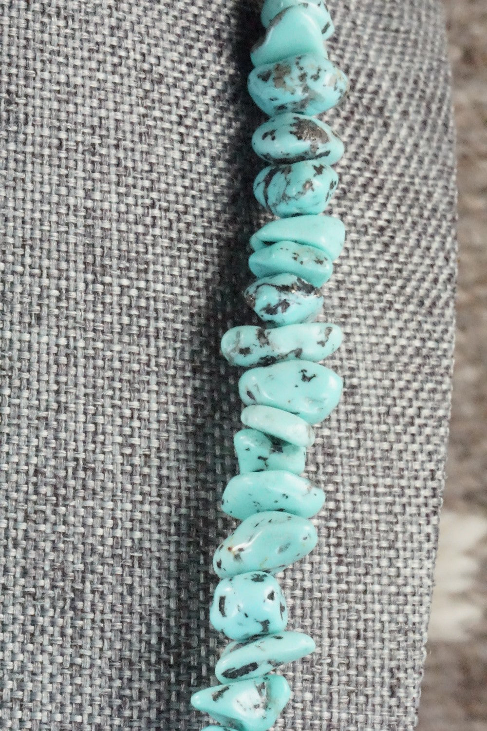 Turquoise & Sterling Silver Necklace - Louise Joe
