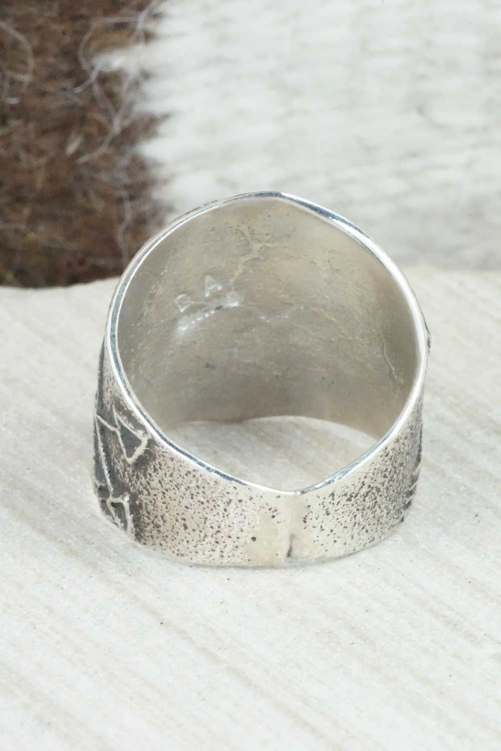 Sterling Silver Ring - Delbert Arviso - Size 14.5