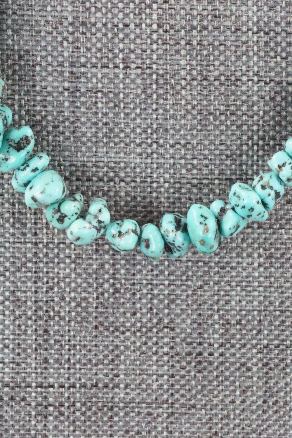 Turquoise & Sterling Silver Necklace - Louise Joe