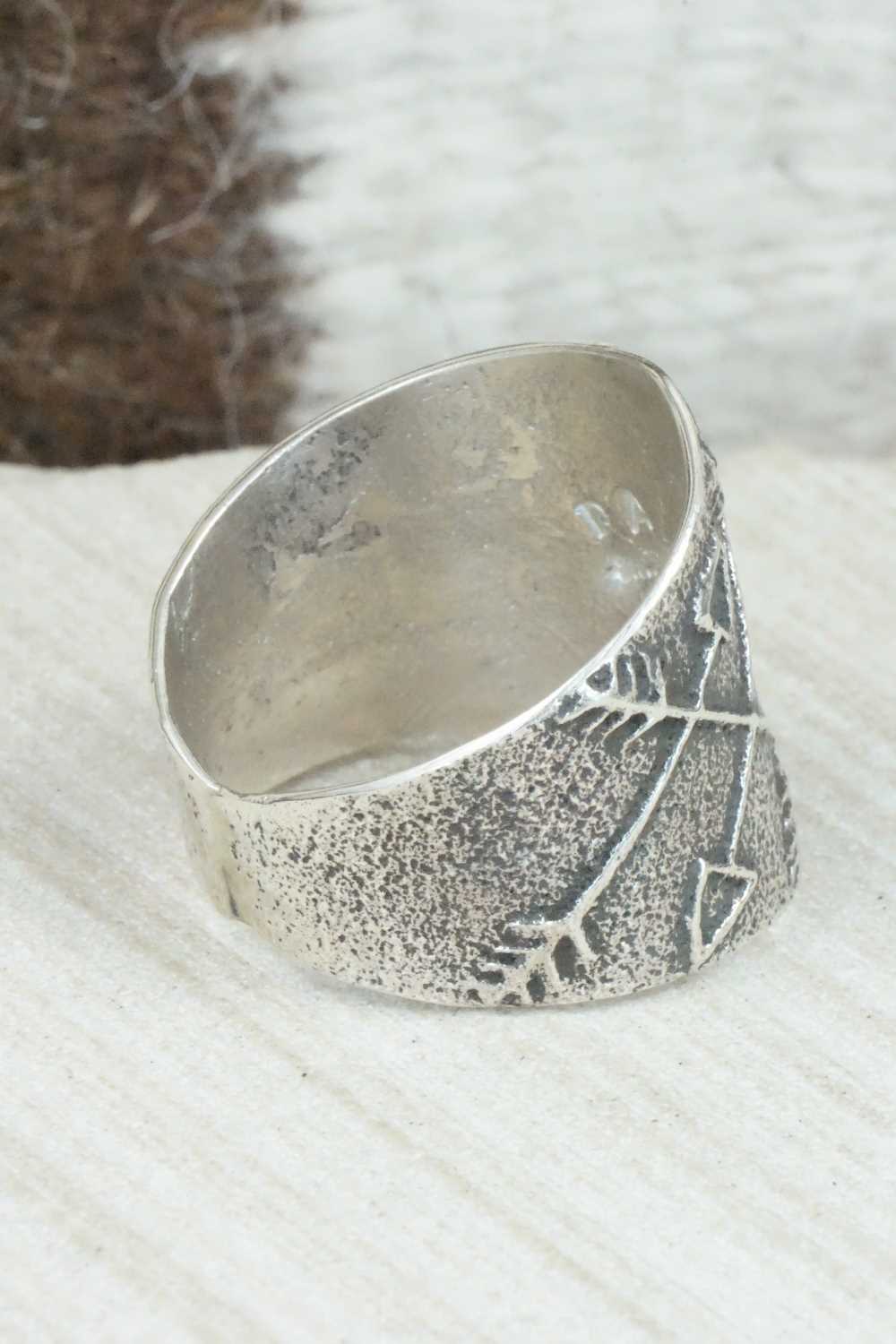 Sterling Silver Ring - Delbert Arviso - Size 14.5