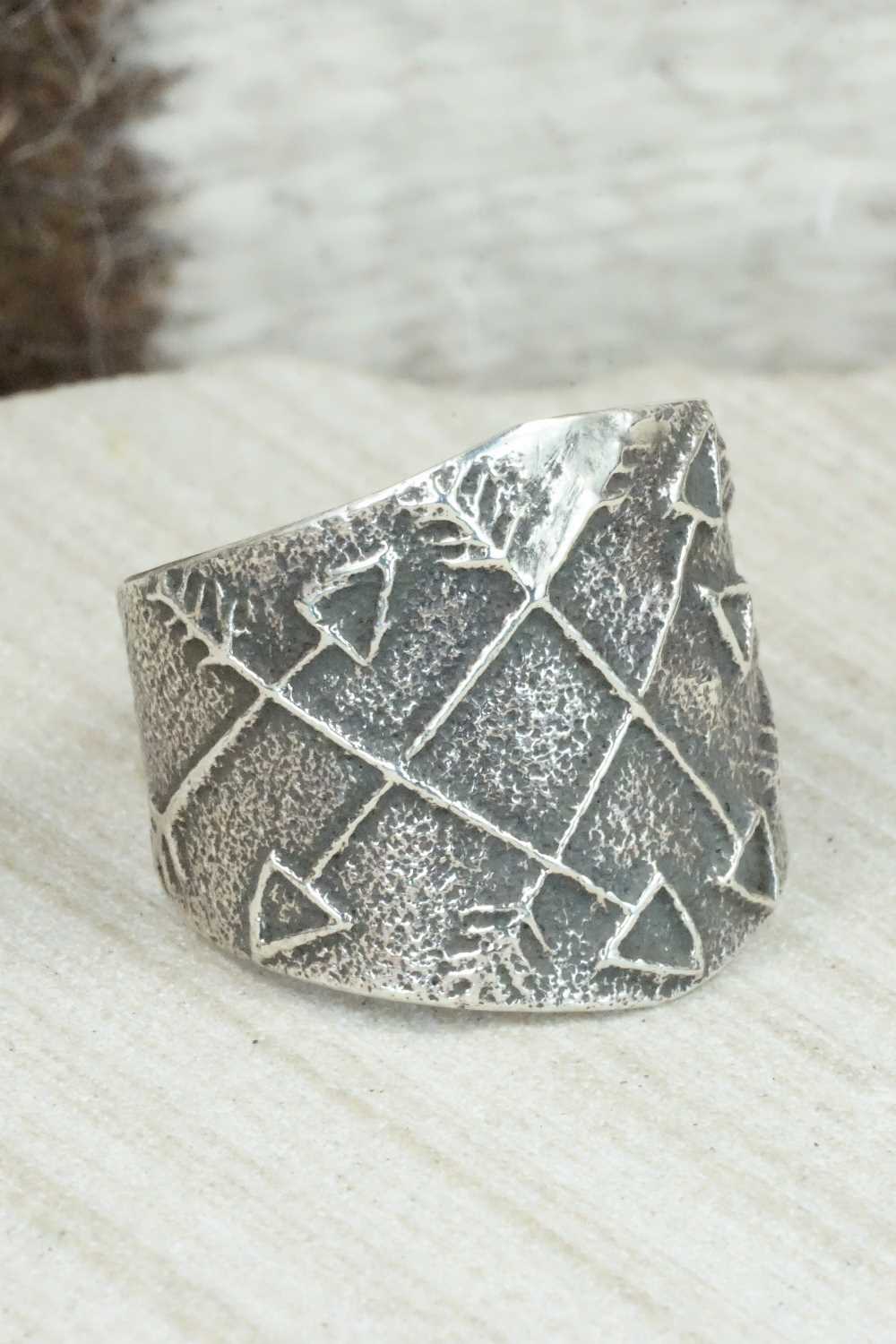 Sterling Silver Ring - Delbert Arviso - Size 14.5