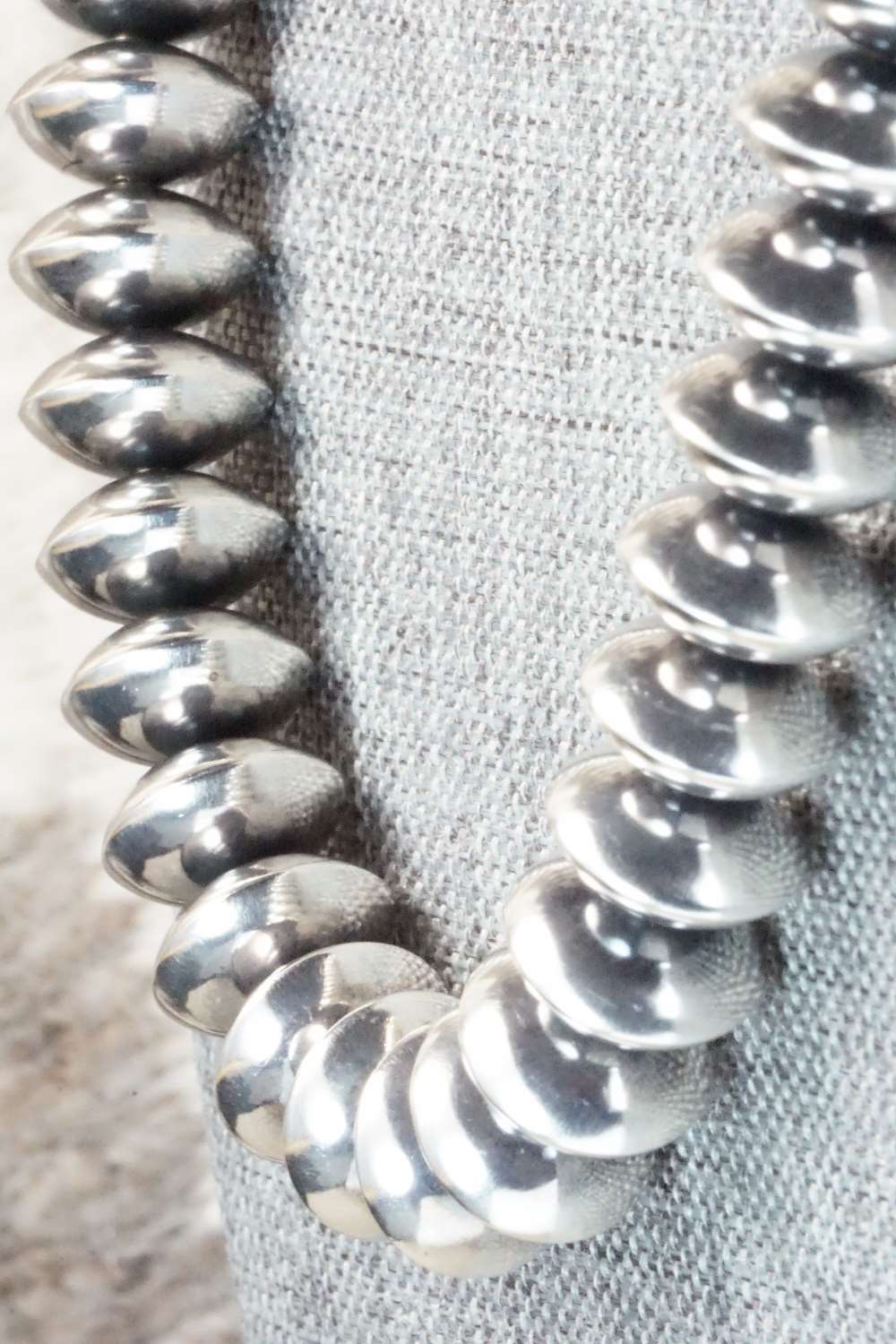 Sterling Silver Navajo Pearl Necklace - Jan Mariano