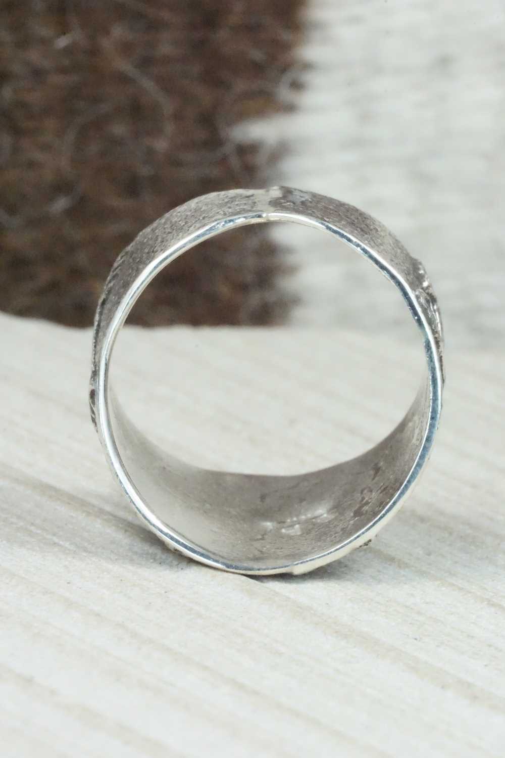 Sterling Silver Ring - Delbert Arviso - Size 14.5