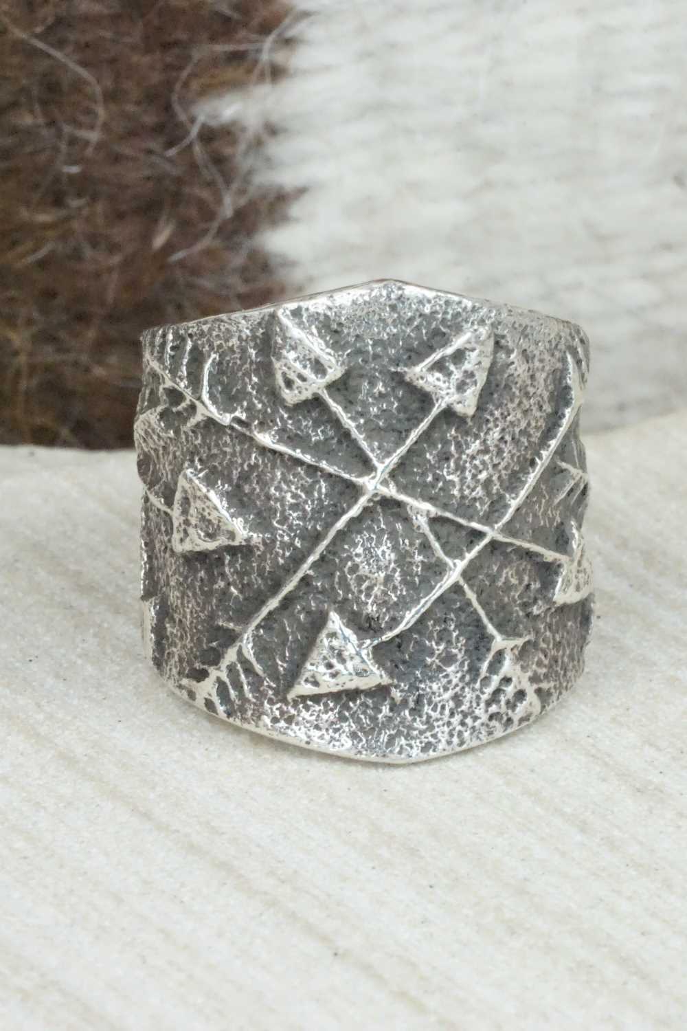 Sterling Silver Ring - Delbert Arviso - Size 11