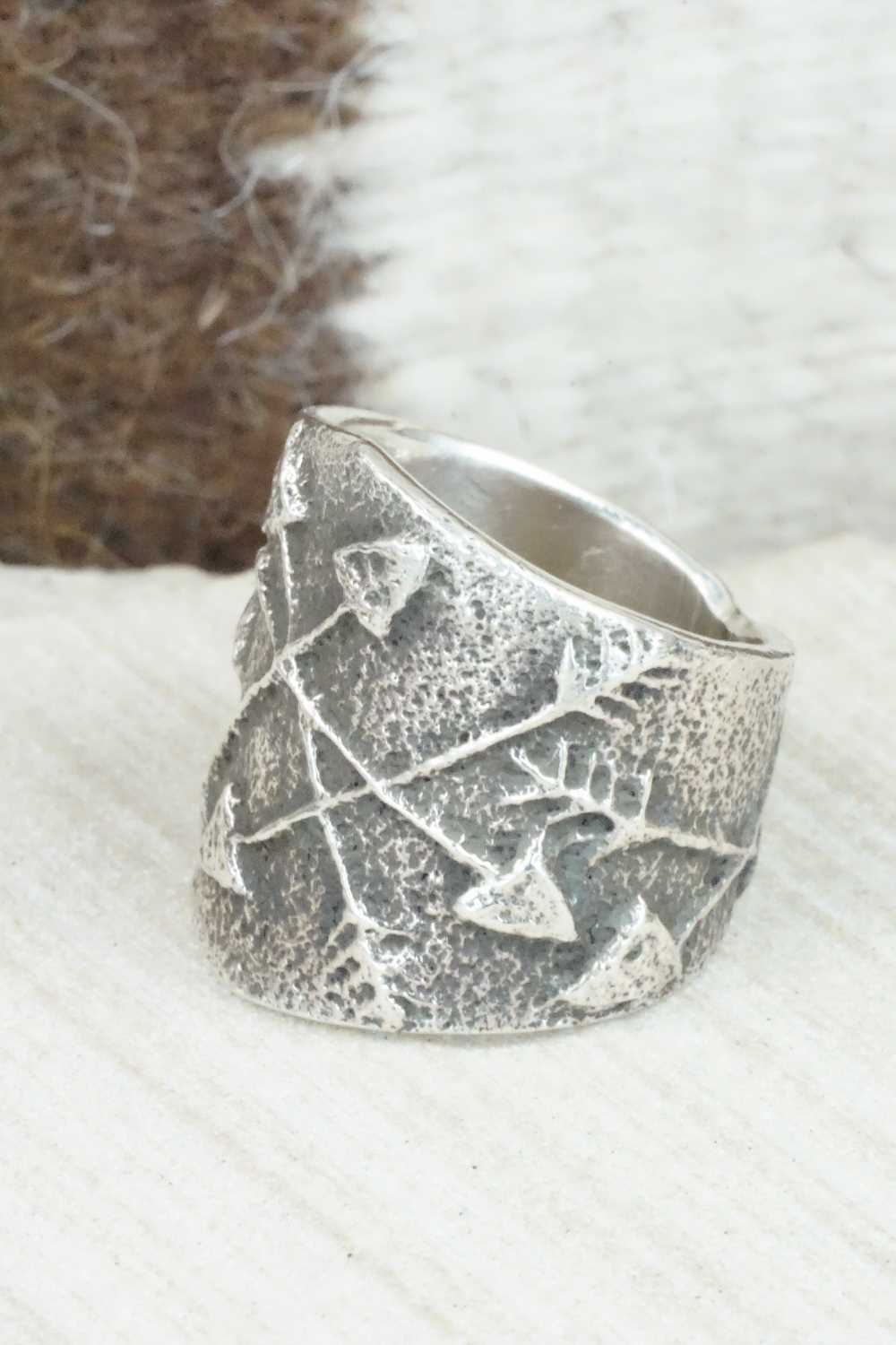 Sterling Silver Ring - Delbert Arviso - Size 11