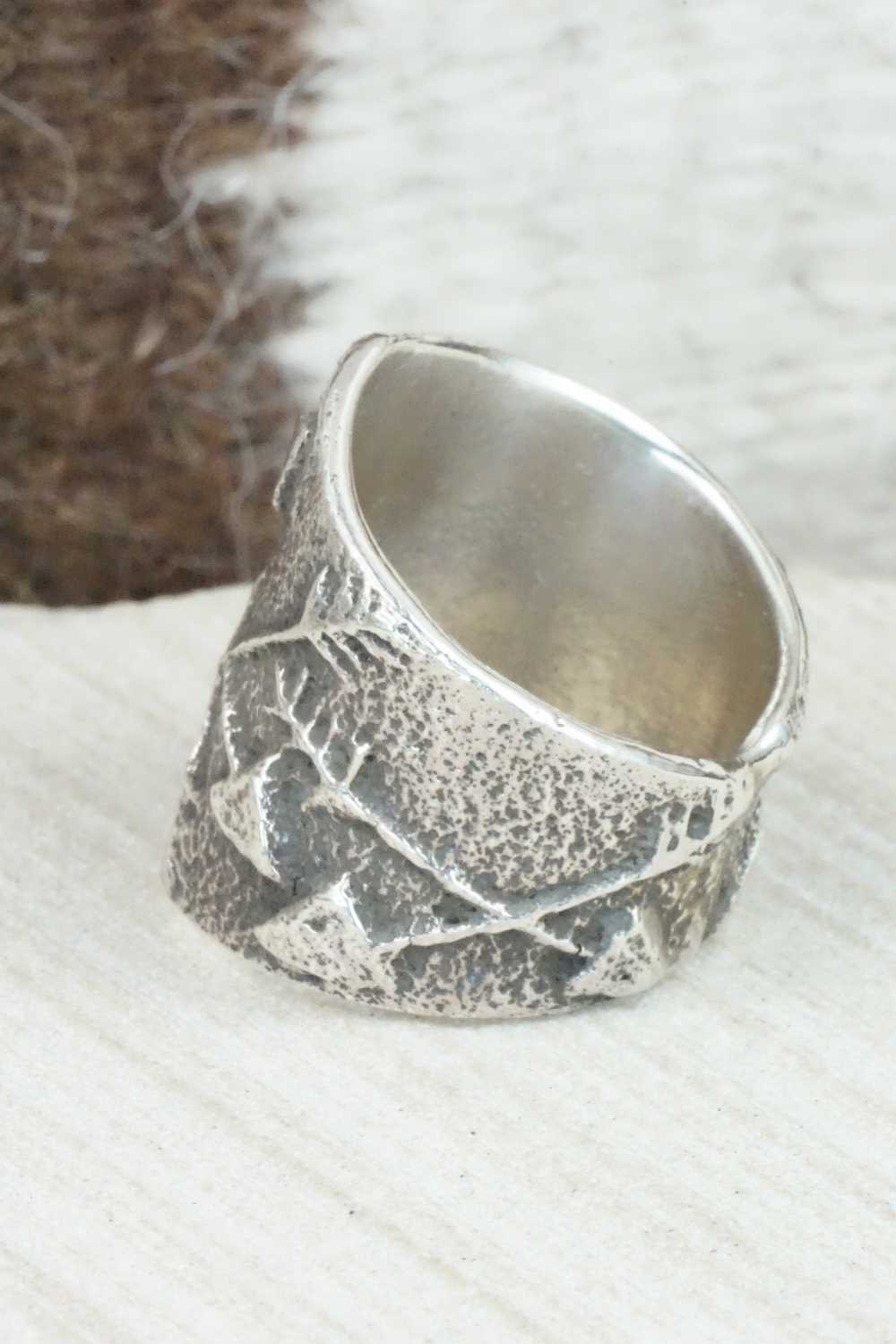 Sterling Silver Ring - Delbert Arviso - Size 11