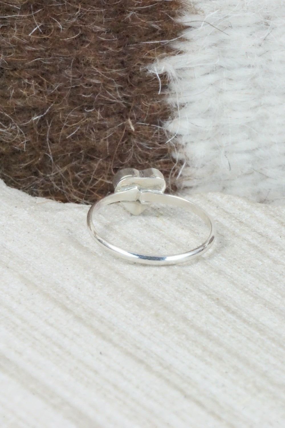 Turquoise & Sterling Silver Ring - A Lalio - Size 3.5