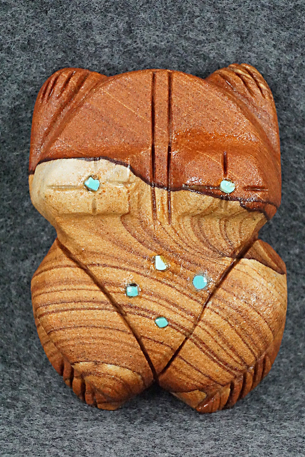 Frog Zuni Fetish Carving - Louise Ponchuella