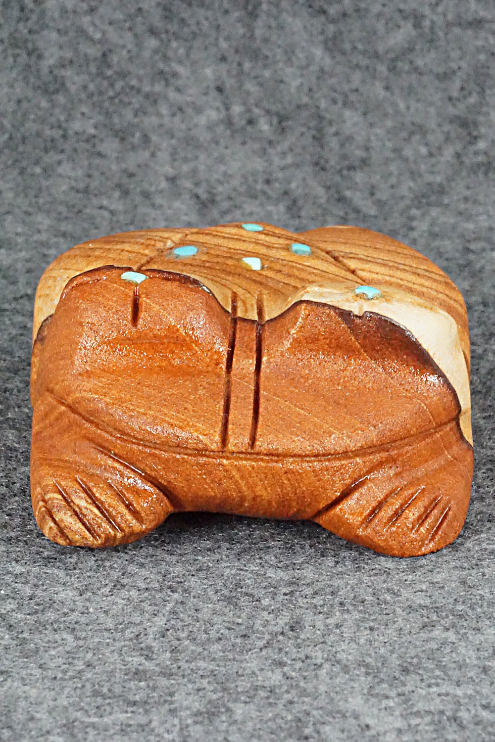 Frog Zuni Fetish Carving - Louise Ponchuella