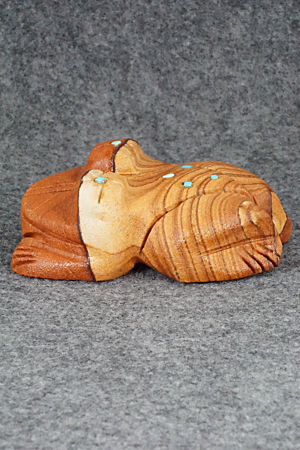 Frog Zuni Fetish Carving - Louise Ponchuella