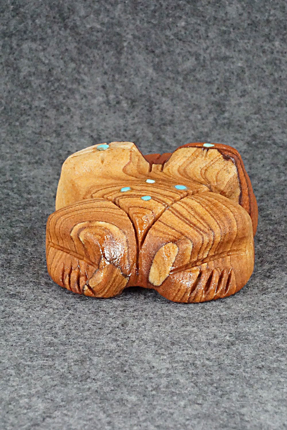 Frog Zuni Fetish Carving - Louise Ponchuella