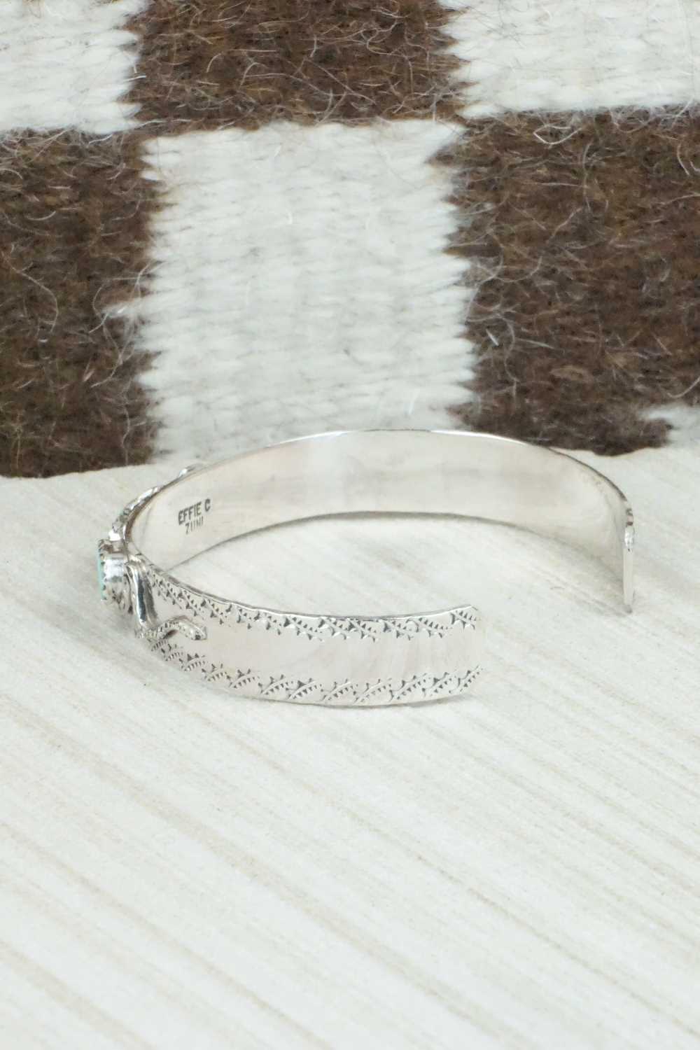 Turquoise & Sterling Silver Bracelet - Joy Calavaza