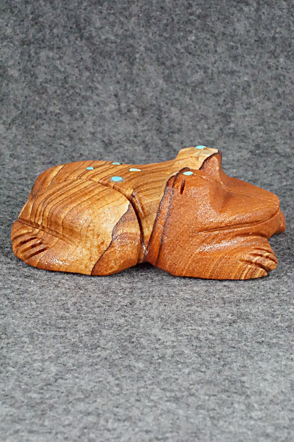 Frog Zuni Fetish Carving - Louise Ponchuella