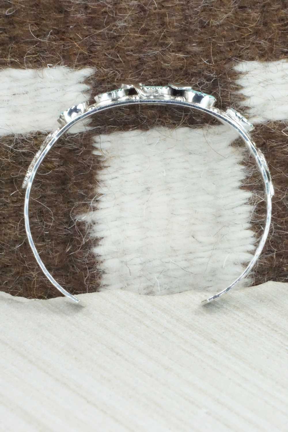 Turquoise & Sterling Silver Bracelet - Joy Calavaza